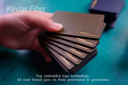 RFID blocking card wallet carbon fiber slim wallet