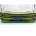 Almohadilla de choque flexible para campo de béisbol de césped artificial
