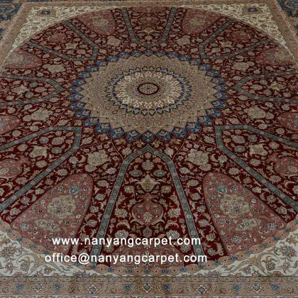 8'x10' Handwoven​ Pure Silk Oriental Carpet