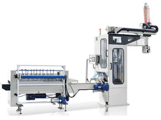 Blank transfer machine in can making