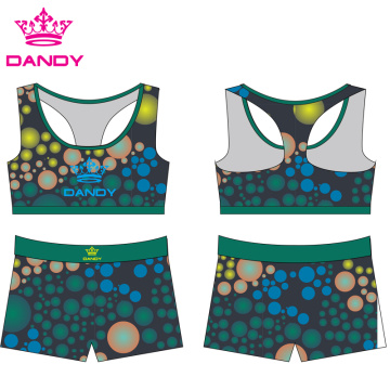 Custom School Cheer Training Uniforms For Youth