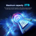 2TB med SSD -kapsling Extern SSD -hårddiskar