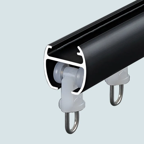 window curtains Wheel Track Extrusion Aluminium Profile