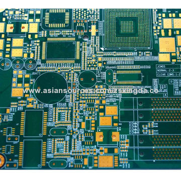 Multi-layered HDI PCB with Immersion Tin Finish, Used for Telecommunication Products