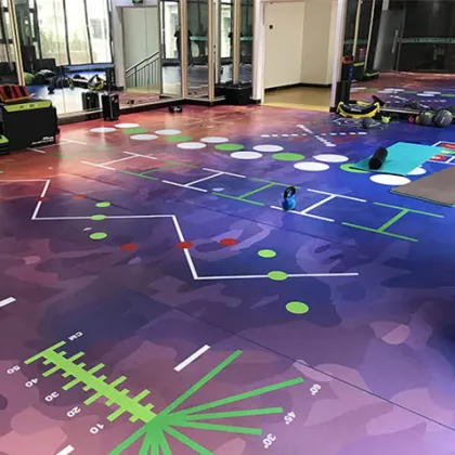 Gym pvc Flooring Custom floor