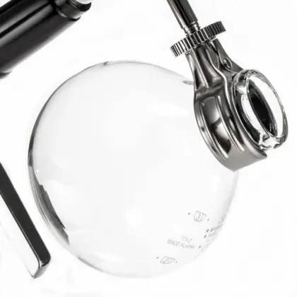 3-Cup Balancing Siphon Coffee Brewer 5-Cup Syphon Coffee Maker - Household Classic Tabletop Glass Coffee Maker