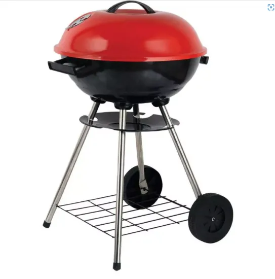 18 inch four legs outdoor garden barbecue carbon kettle bbq stove