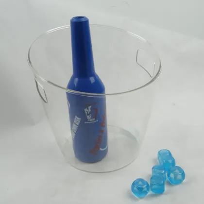 2016 Promotional clear acrylic Plastic oxo ice bucket