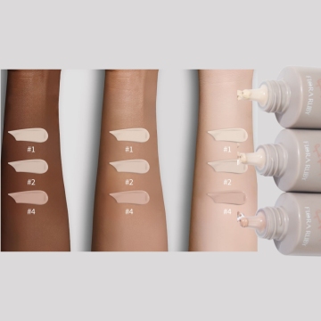 Flora Ruby 2-in-1 Vegan Foundation & Concealer - Full Coverage Makeup