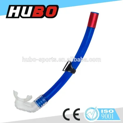 Fashionable cool breathing tube colorful PVC swimming diving snorkels