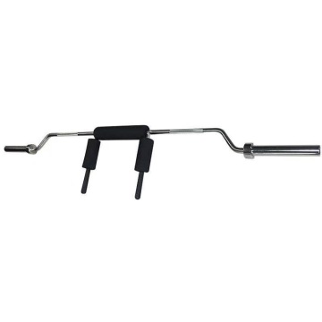 Dinuo Safety Squat Bar with Plates: Your Essential Fitness Training Partner for Weightlifting and Gym Exercises