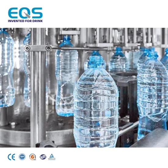 Automatic Drinking Mineral Water Filling Machine for Water Production Plants