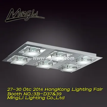 Square mounted ceiling LED lights