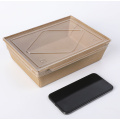 Disposable Anti-fog Kraft Paper Lunch Box