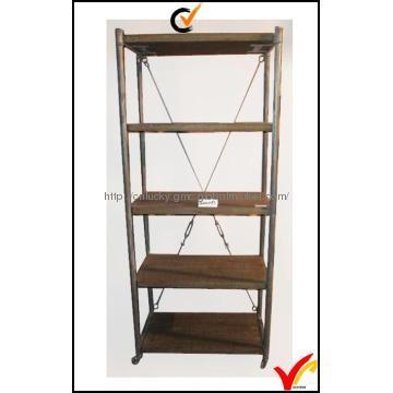 antique metal shelf