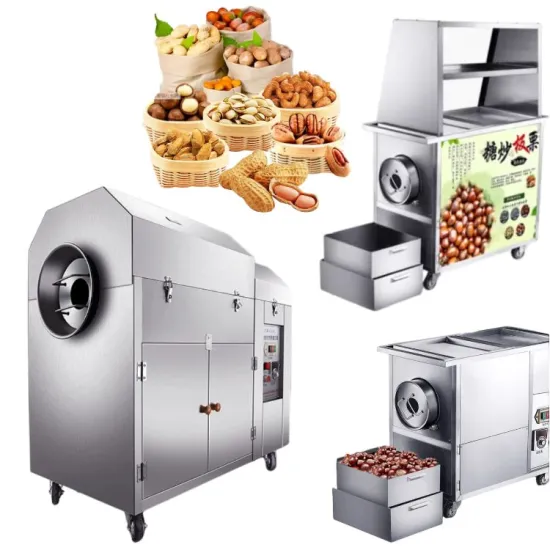 Small Scale Portable Honey Roasted Peanut Tumbling Roasting Oven Machine in South Africa