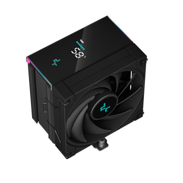 500S 4PIN 120mm Pure Copper Tube Radiator with 5 Heat Pipes and Temperature Display - PWM CPU Cooler for Gaming PCs