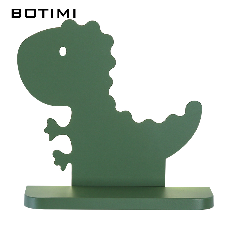 BOTIMI Cartoon LED Wall Lamp With Shelf For Kids' Bedroom Green Boys' Room Blue Green Bedside Lights Girls' Pink Wall Sconce