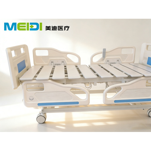 Luxury 5-Function Electric Hospital Bed with PP Bed Board, Medical Nursing Bed