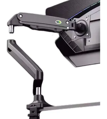 Adjustable home office single monitor stand
