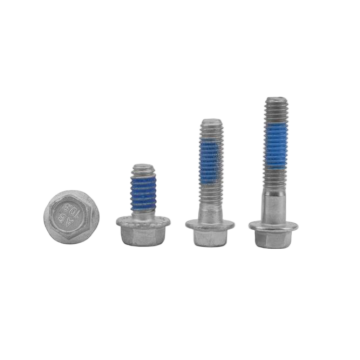 Зубчатый болт с шестигранной торцевой опорной поверхностью фланца