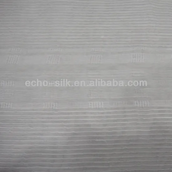 Silk Linen Stripe Crepe