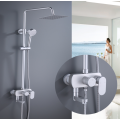 Space Aluminum Rainfall Shower bathtub bath mixer shower faucet