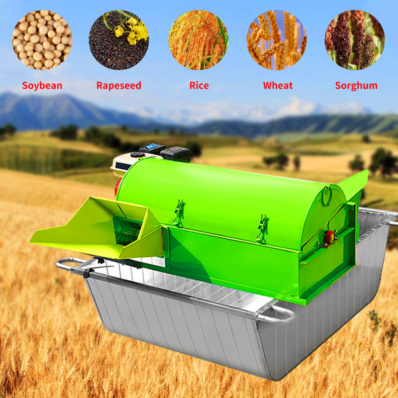 Agricultural machinery equipment multifunction wheat rice threshing machine