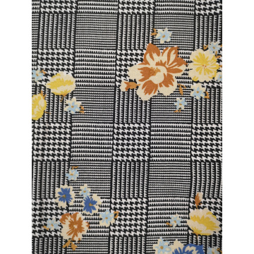 Texture Flower Rayon Challis 30S Light Printing Fabric