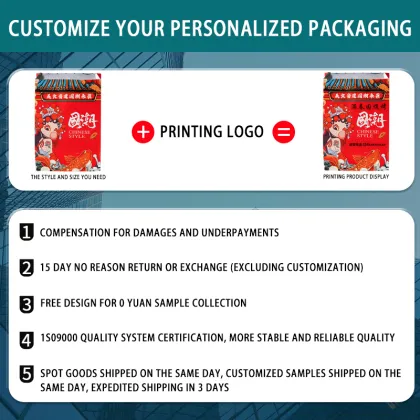 Delivery packaging kraft paper aluminum foil bags