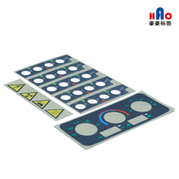 Professional panel nameplate label