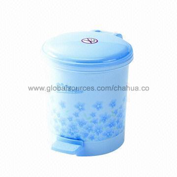 Plastic Pedal Trash Can, Durable, Ideal for Home/Hotel Use, Made of PP (3 Liters)