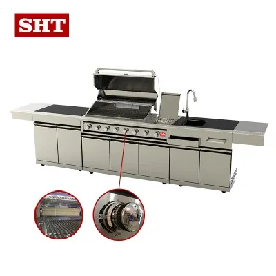 Wholesale Professional Factory SUS304 Home BBQ Grills Gas Grill Outdoor Kitchen