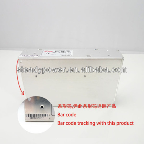 Ms100w 5v,12v,15v,24v 100 Wattage Emergency Modular Power Supply, High