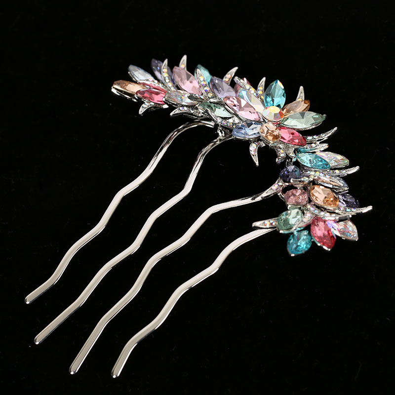 crystal hairpin with rhinestone