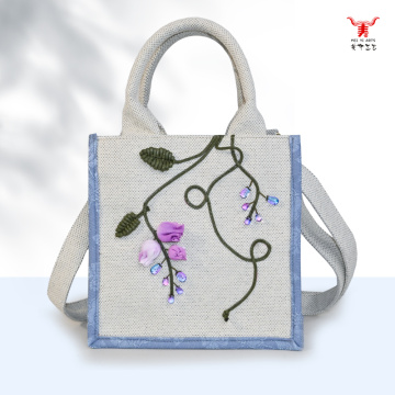 Mei Yi Arts 的藍花楹設計手持斜背包