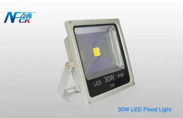 30watt Ip65 7000k Commercial Led Flood Light , 2700lm Led Flood Light Fixtures