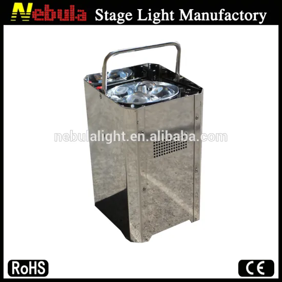 4x10w rgbw led uplight zoom led wireless battery light/led light bar with wireless remote control