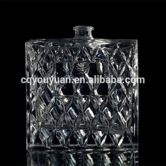 New Design 100ML Super Flint Chinese Glass Perfume Glass Bottle Weight