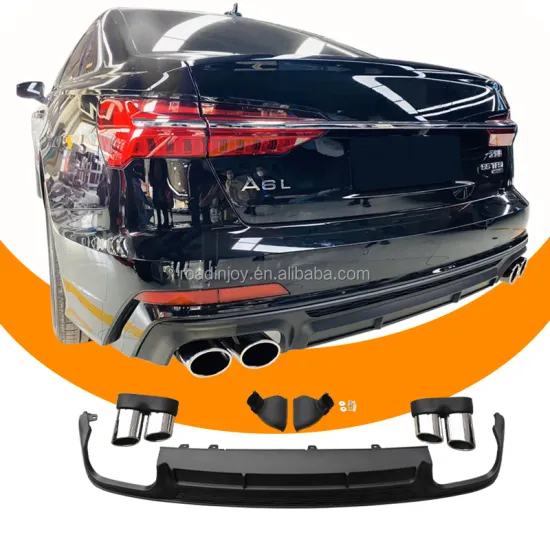 2019-2022 Audi A6 C8 S6 Rear Bumper S-Line Diffuser Upgrade Accessories