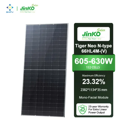 Jinko Solar Panels: Specifications, Cost, and Features of Tiger Neo N-type Monocrystalline Panels in 605W to 630W Range