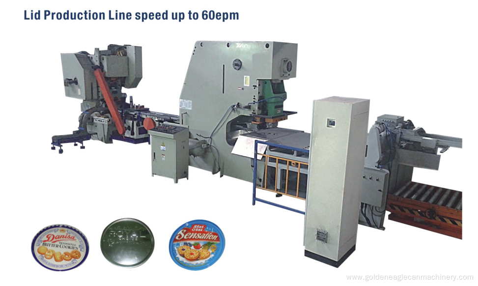 Lid Production Line speed up to 60epm