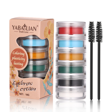 Naturally Long-Lasting Waterproof Eyebrow Makeup Pomade, Cream & Gel Pencil with Delicate Labeling