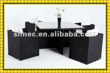 outdoor furniture dining table and chairs