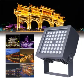 DTLT 100W 48pcs LED Beads Outdoor Square IP66 Waterproof Single Color Stage Light Flood Light