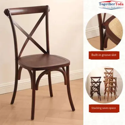 Leisure Vintage Style X Cross Outdoor Furniture Chair
