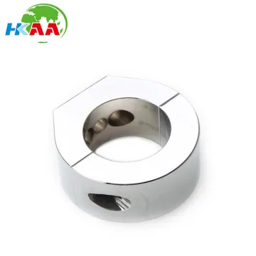 Silver anodized cnc machined aluminum medical tube clamp bracket