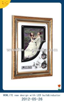Becautiful frame with LED bulb &inductor wall light FB8021 small