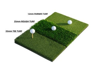 Mini Tri-Turf Fodable Golf Practice Mat Backyard Backyard Golf Chipping Mat