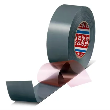 Tesa 4563 Gray Anti-Slip Roller Winding Tape for Printing Industry Silicone & Rubber Coating Rollers